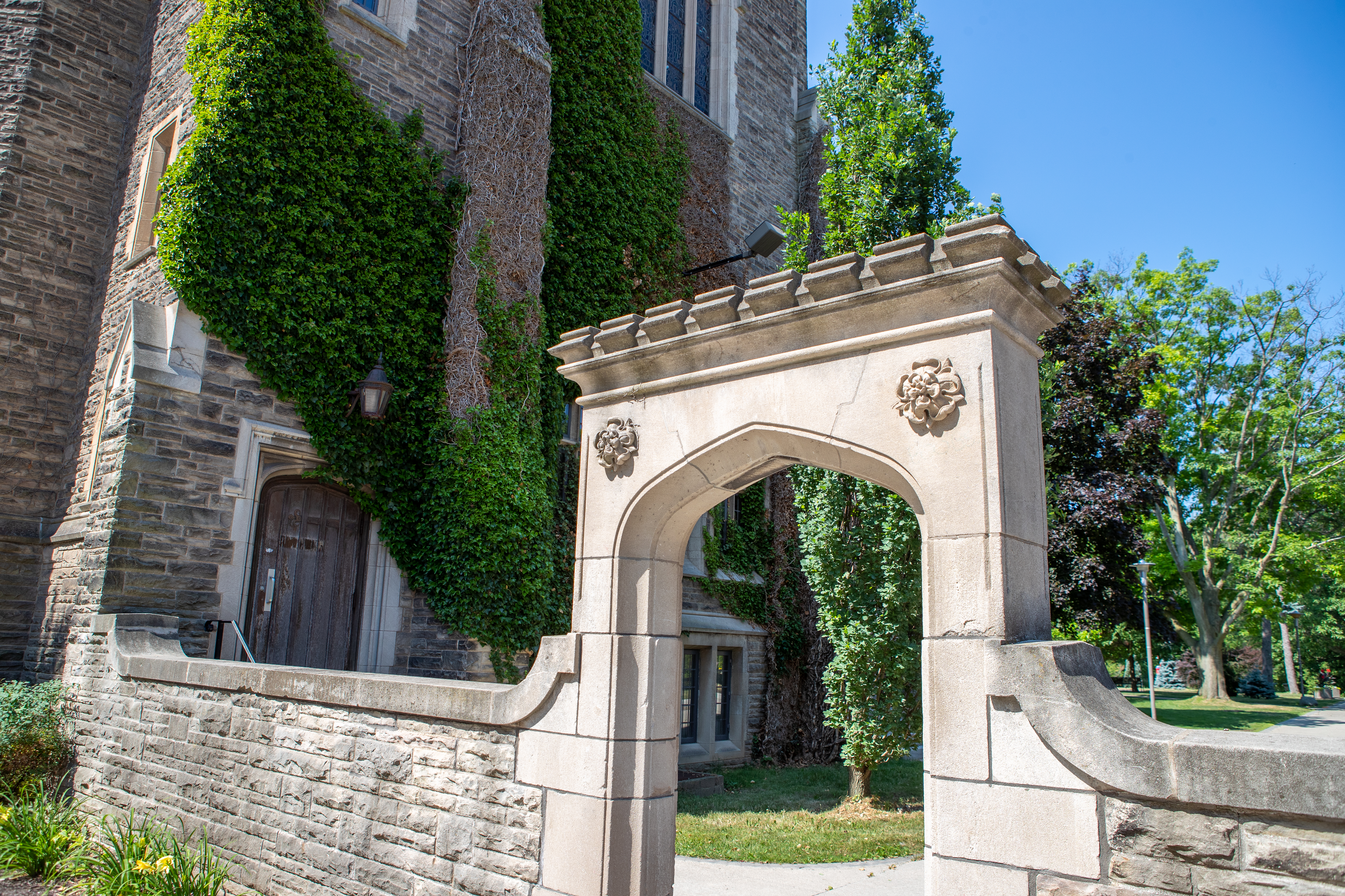 An archway at McMaster